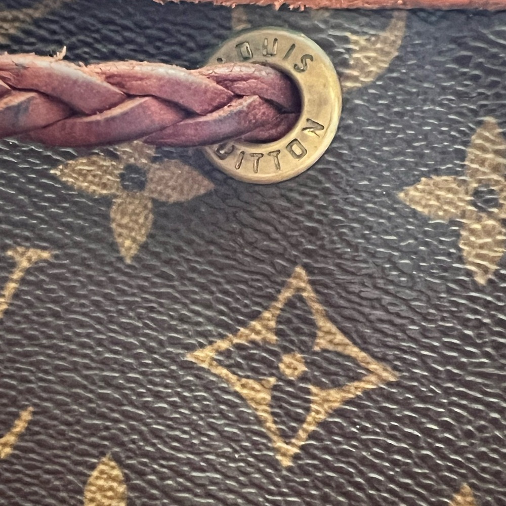Vintage Boho Bag - Louis Vuitton Brown Monogram with Fringe - Picture 8 of 12